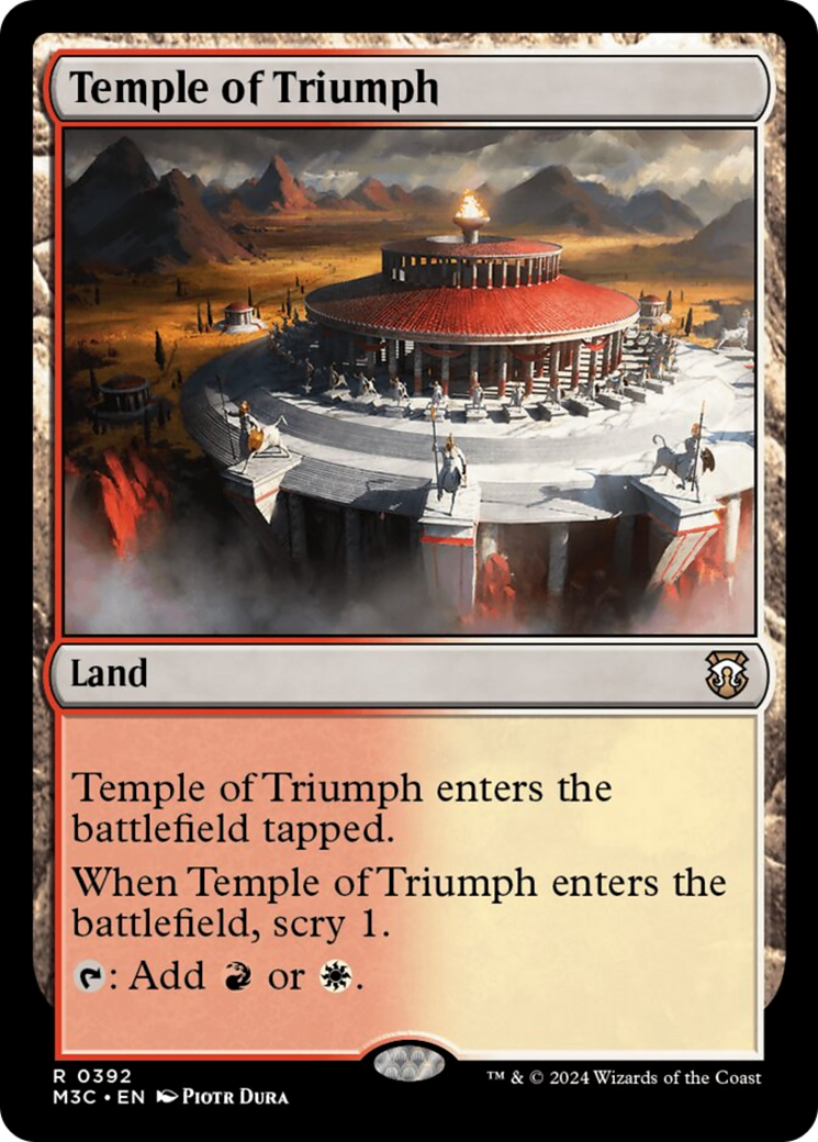 Temple of Triumph [Modern Horizons 3 Commander] | The Time Vault CA