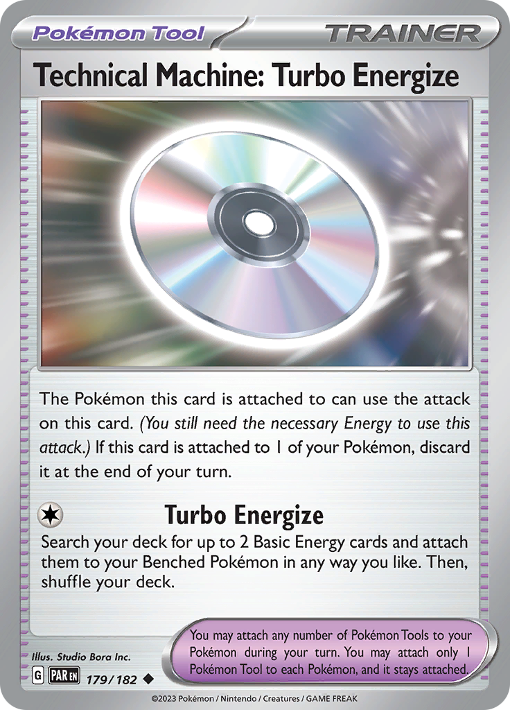 Technical Machine: Turbo Energize (179/182) [Scarlet & Violet: Paradox Rift] | The Time Vault CA