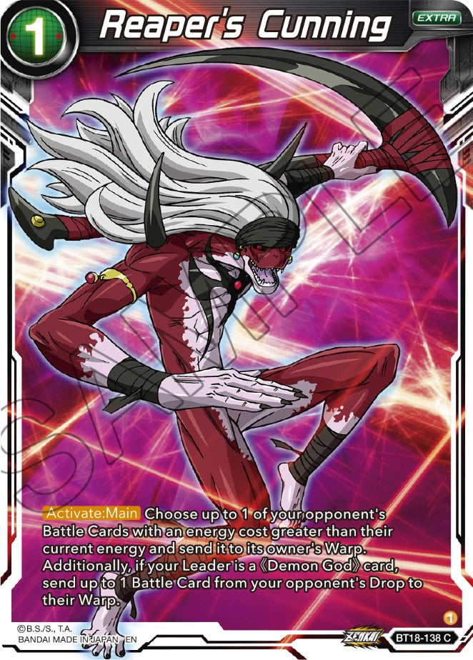 Reaper's Cunning (BT18-138) [Dawn of the Z-Legends] | The Time Vault CA