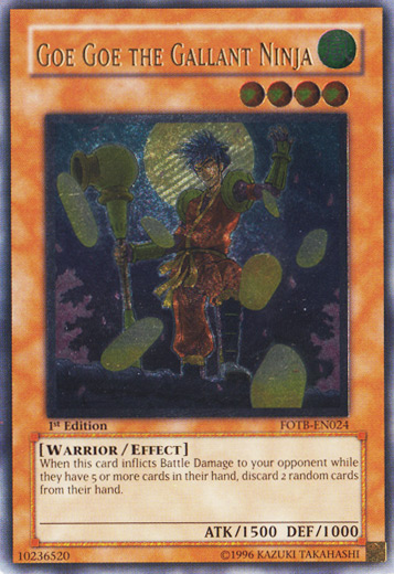 Goe Goe the Gallant Ninja [FOTB-EN024] Ultimate Rare | The Time Vault CA