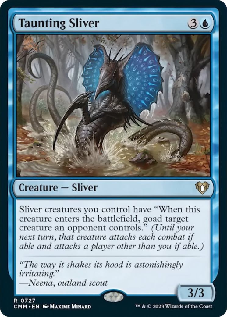 Taunting Sliver [Commander Masters] | The Time Vault CA