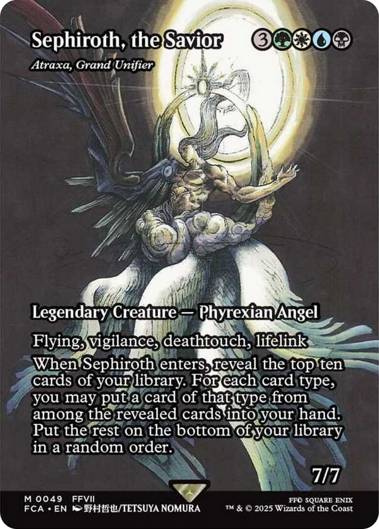 Sephiroth, the Savior - Atraxa, Grand Unifier (Showcase) [FINAL FANTASY : Through the Ages] | The Time Vault CA