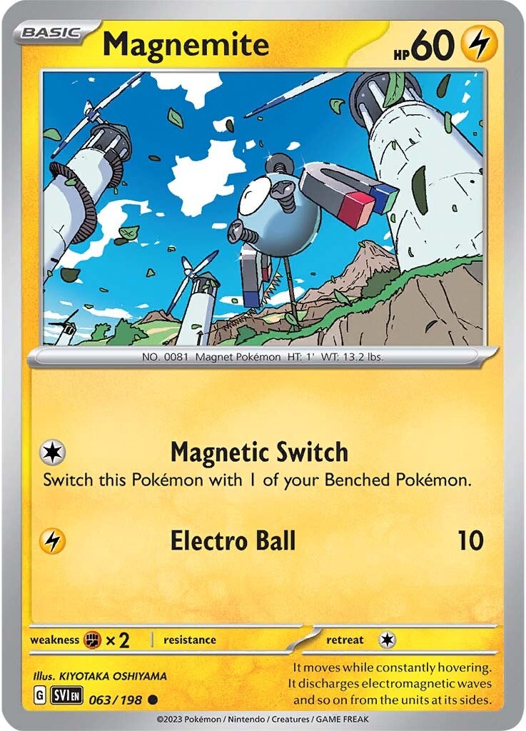 Magnemite (063/198) [Scarlet & Violet: Base Set] | The Time Vault CA