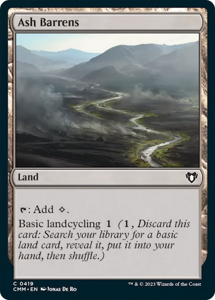 Ash Barrens [Commander Masters] | The Time Vault CA