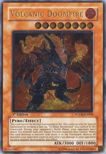 Volcanic Doomfire [FOTB-EN008] Ultimate Rare | The Time Vault CA