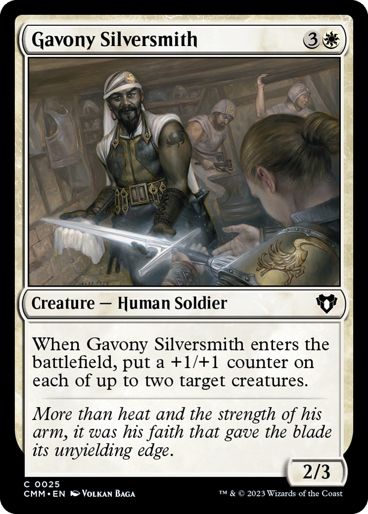 Gavony Silversmith [Commander Masters] | The Time Vault CA