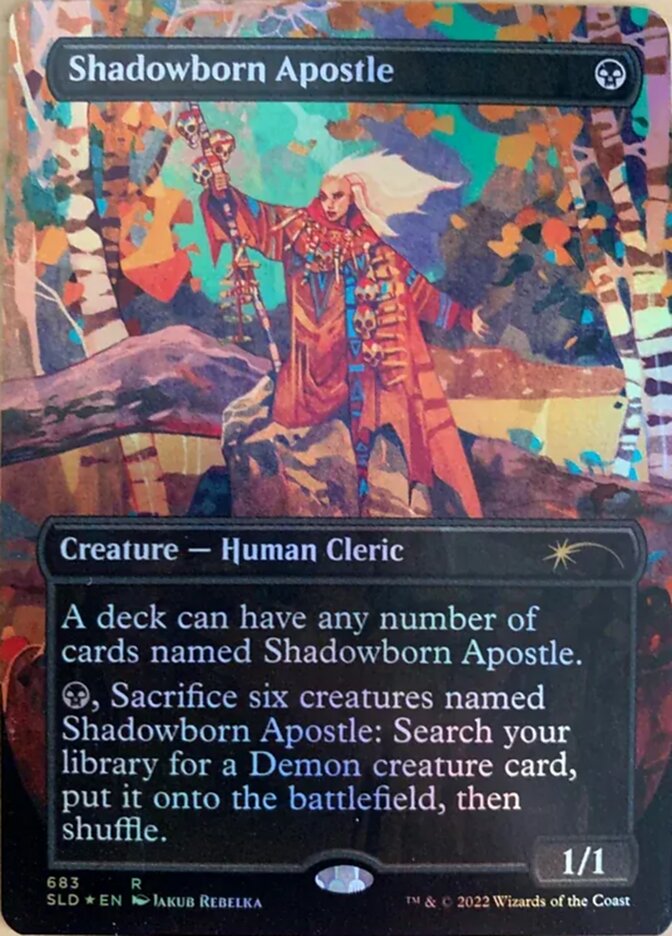 Shadowborn Apostle (Borderless) (683) [Secret Lair Drop Promos] | The Time Vault CA