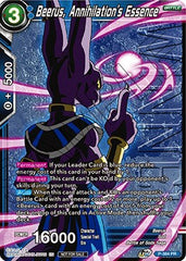 Beerus, Annihilation's Essence (Tournament Pack Vol. 8) (Winner) (P-384) [Tournament Promotion Cards] | The Time Vault CA