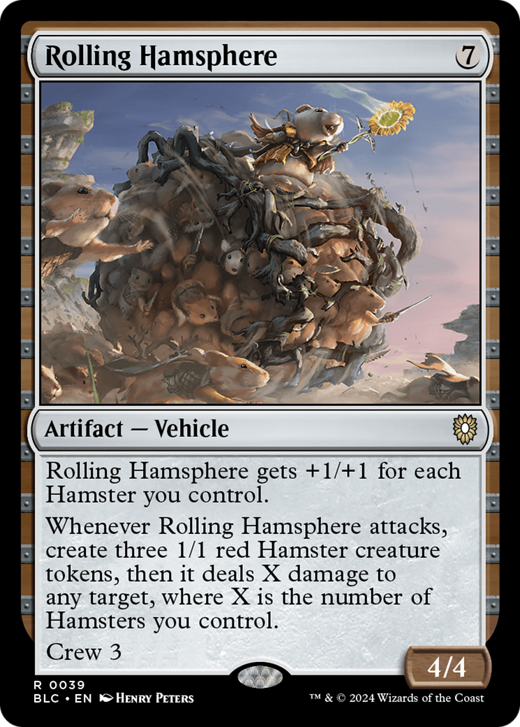 Rolling Hamsphere [Bloomburrow Commander] | The Time Vault CA