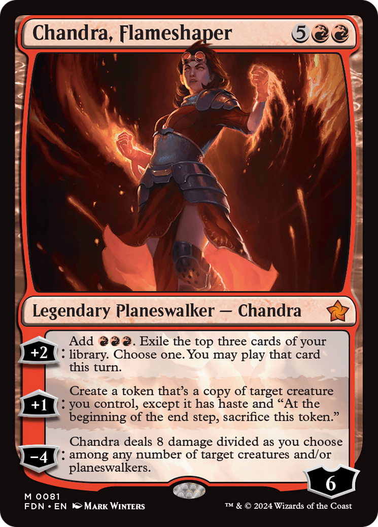 Chandra, Flameshaper [Foundations] | The Time Vault CA