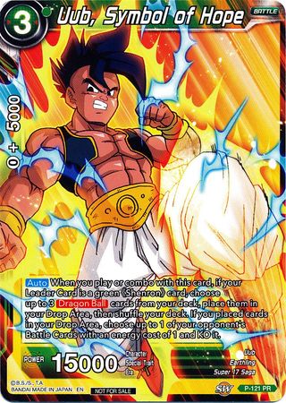 Uub, Symbol of Hope (Power Booster) (P-121) [Promotion Cards] | The Time Vault CA