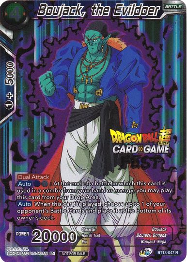 Boujack, the Evildoer (Card Game Fest 2022) (BT13-047) [Tournament Promotion Cards] | The Time Vault CA