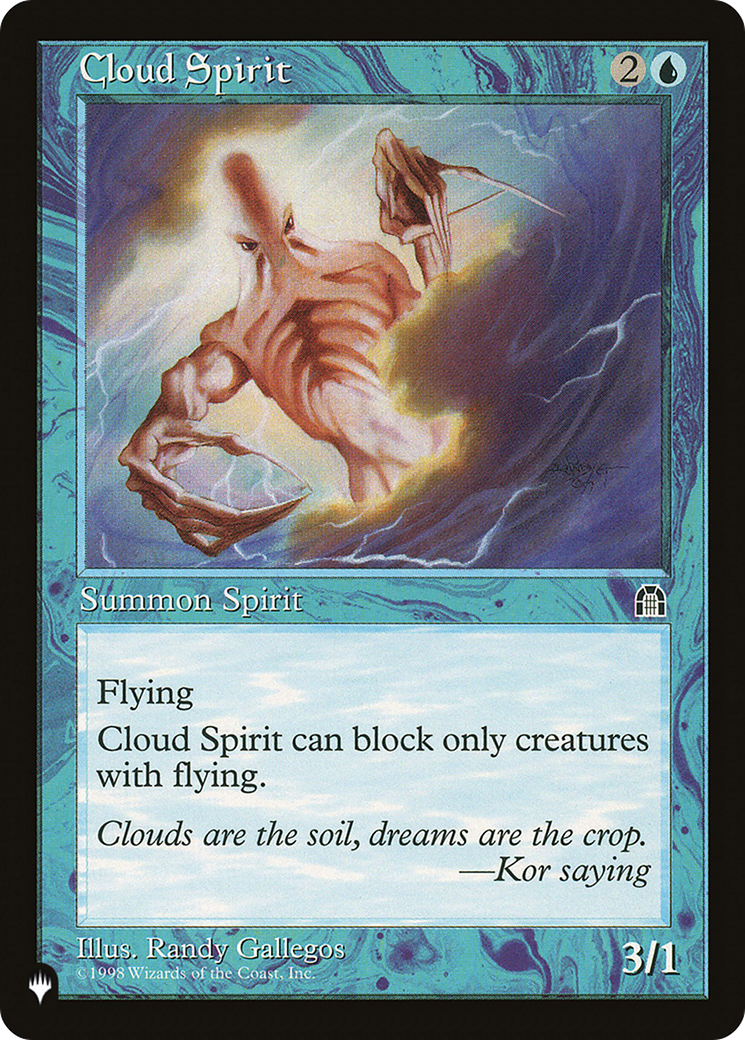 Cloud Spirit [The List] | The Time Vault CA