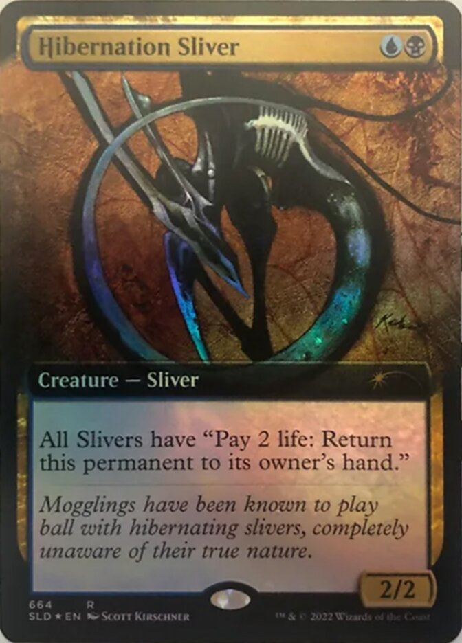 Hibernation Sliver (Extended Art) [Secret Lair Drop Promos] | The Time Vault CA