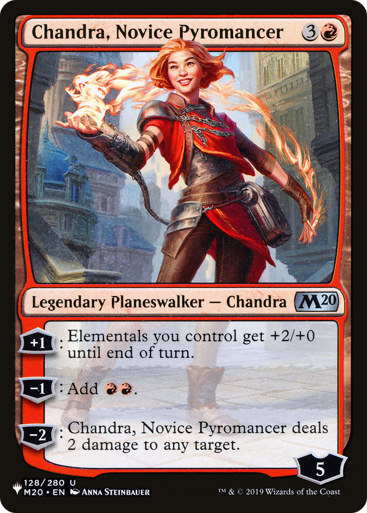 Chandra, Novice Pyromancer [The List] | The Time Vault CA