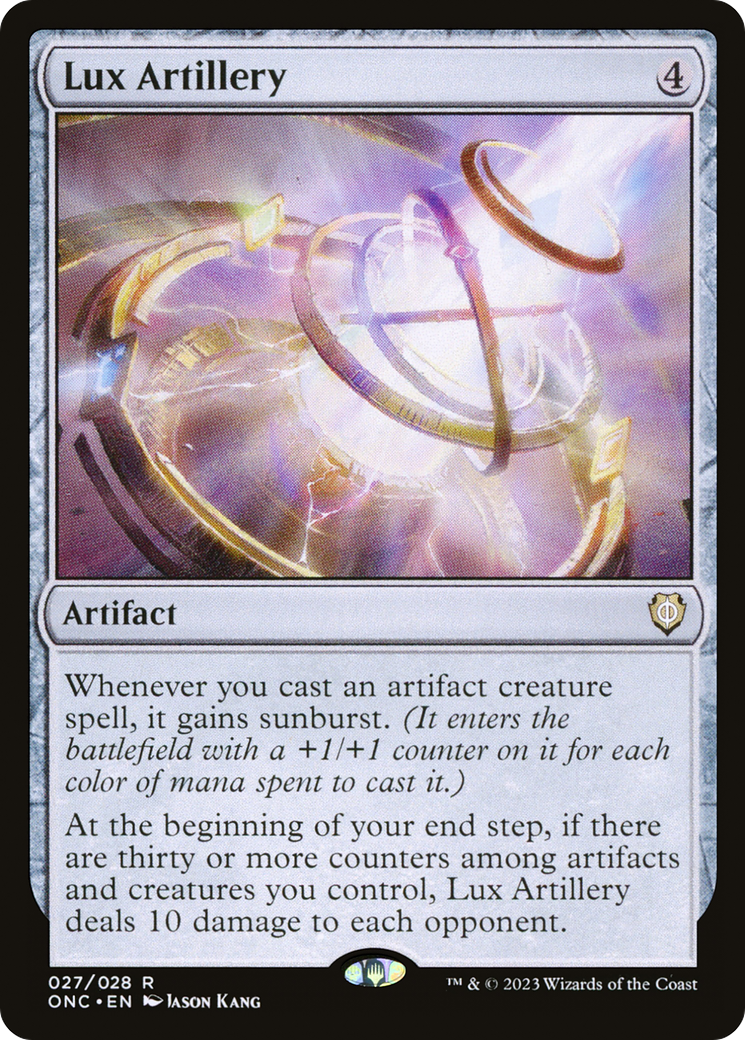 Lux Artillery [Phyrexia: All Will Be One Commander] | The Time Vault CA