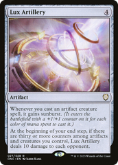 Lux Artillery [Phyrexia: All Will Be One Commander] | The Time Vault CA