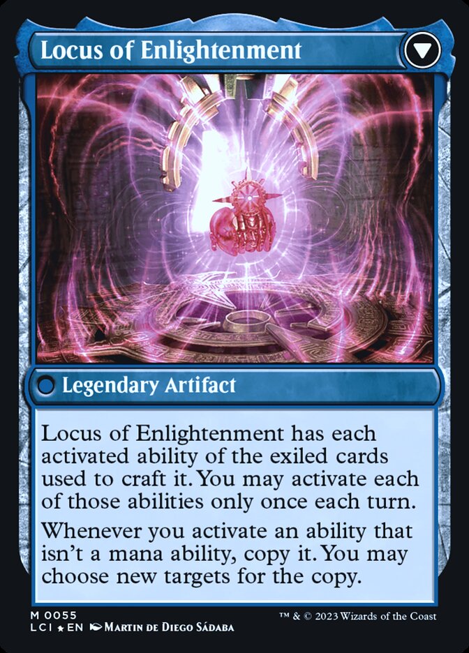 The Enigma Jewel // Locus of Enlightenment [The Lost Caverns of Ixalan Prerelease Cards] | The Time Vault CA