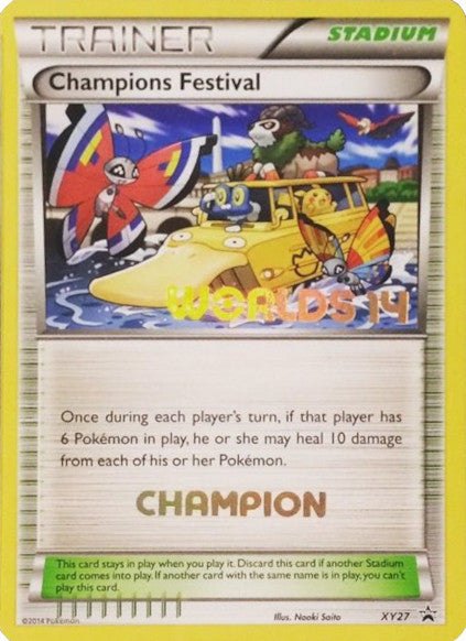 Champions Festival (XY27) (2014 Champion) [XY: Black Star Promos] | The Time Vault CA