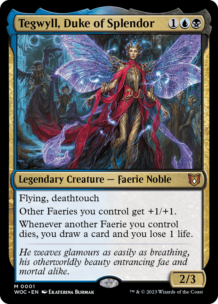 Tegwyll, Duke of Splendor [Wilds of Eldraine Commander] | The Time Vault CA