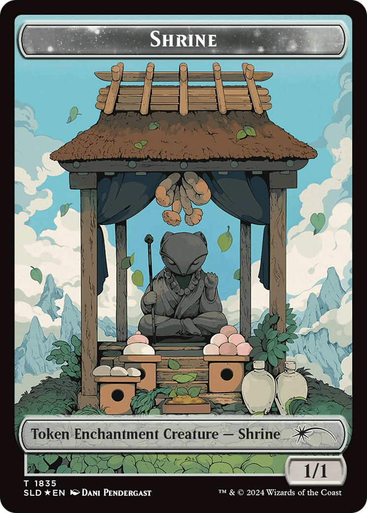 Shrine Token (Rainbow Foil) [Secret Lair: From Cute to Brute Tokens] | The Time Vault CA