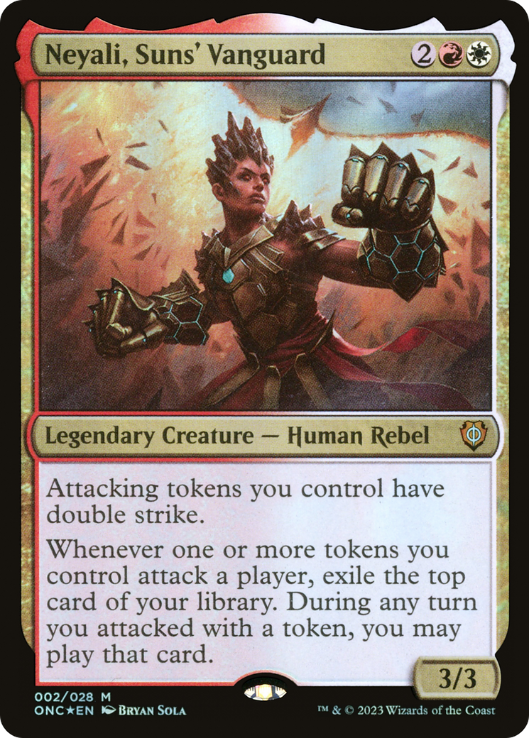 Neyali, Suns' Vanguard [Phyrexia: All Will Be One Commander] | The Time Vault CA