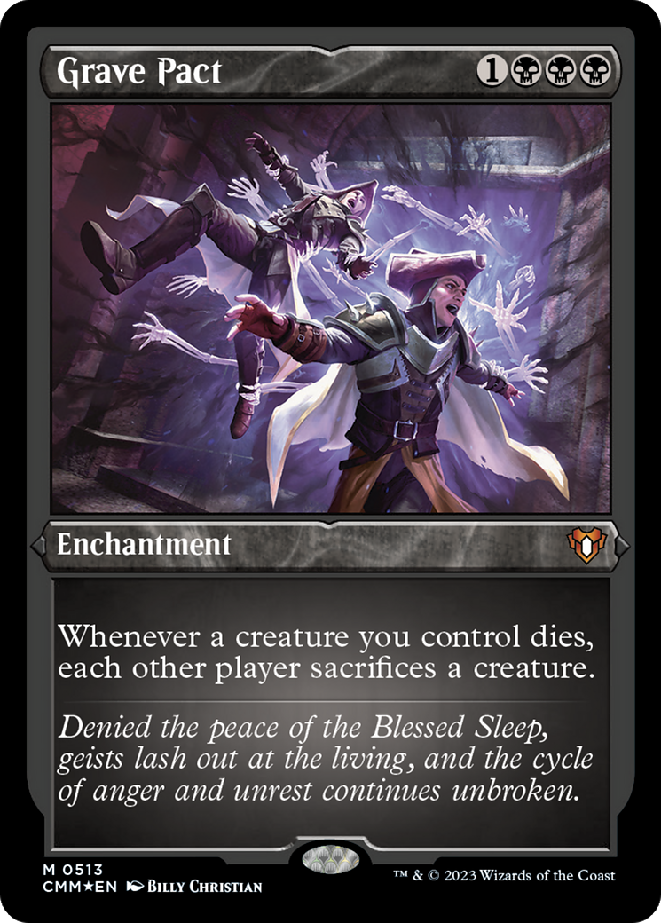 Grave Pact (Foil Etched) [Commander Masters] | The Time Vault CA