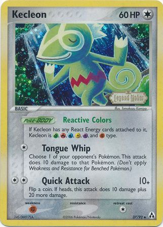Kecleon (37/92) (Stamped) [EX: Legend Maker] | The Time Vault CA