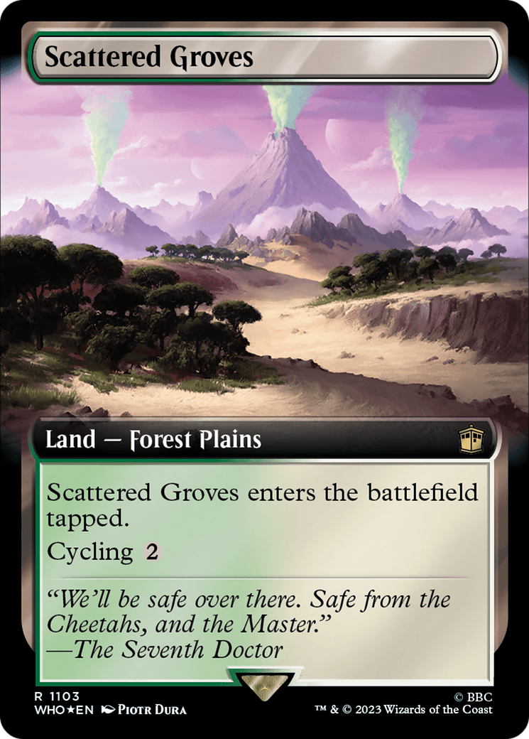 Scattered Groves (Extended Art) (Surge Foil) [Doctor Who] | The Time Vault CA