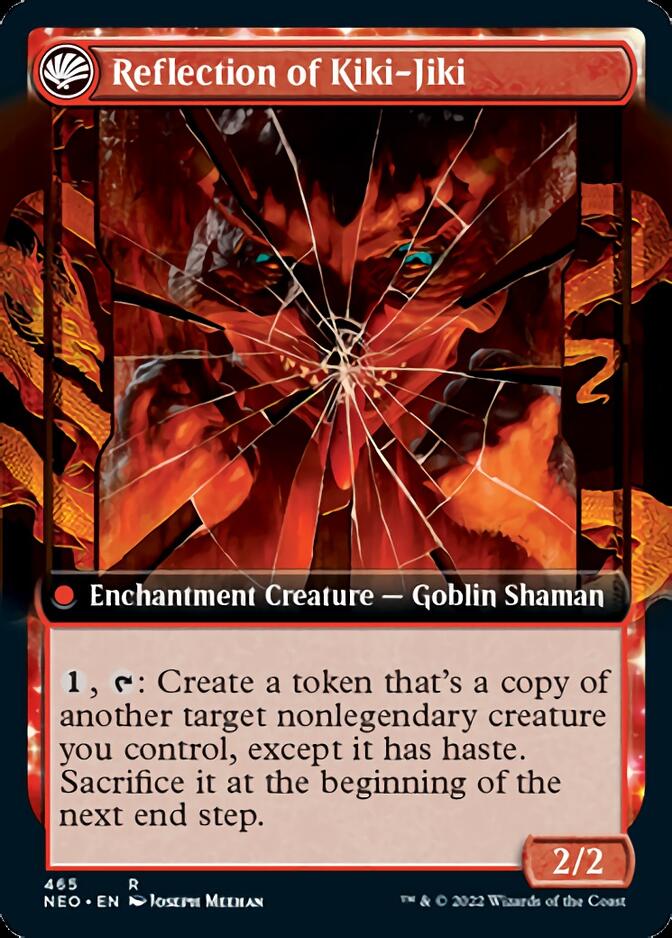 Fable of the Mirror-Breaker // Reflection of Kiki-Jiki (Extended Art) [Kamigawa: Neon Dynasty] | The Time Vault CA