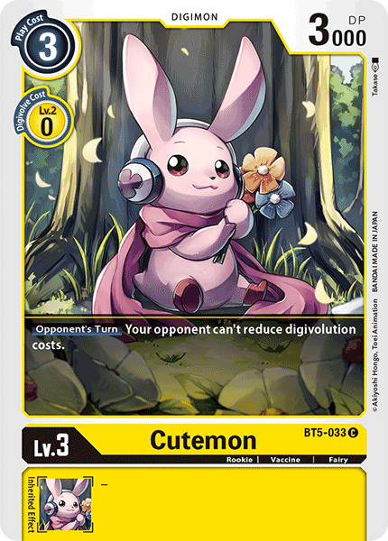 Cutemon [BT5-033] [Battle of Omni] | The Time Vault CA