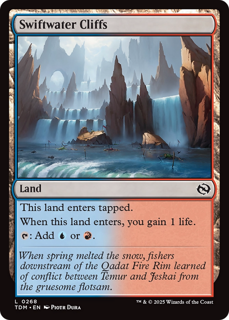Swiftwater Cliffs [Tarkir: Dragonstorm] | The Time Vault CA