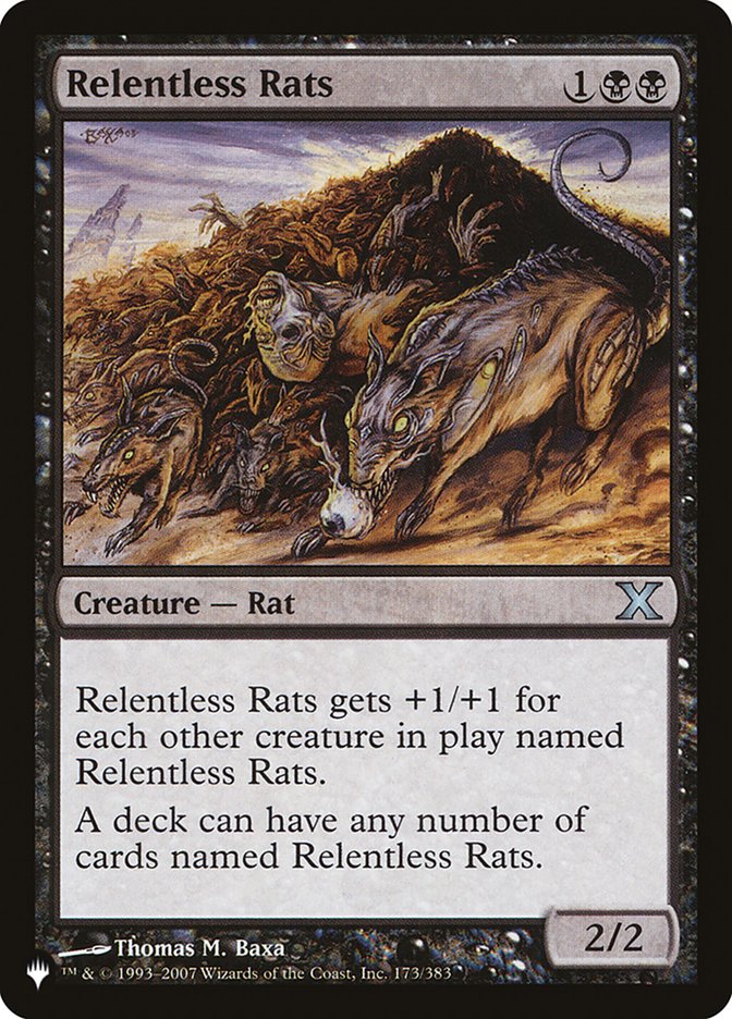 Relentless Rats [The List] | The Time Vault CA