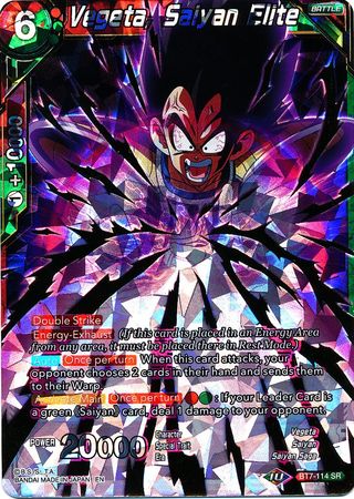 Vegeta, Saiyan Elite (BT7-114) [Assault of the Saiyans] | The Time Vault CA