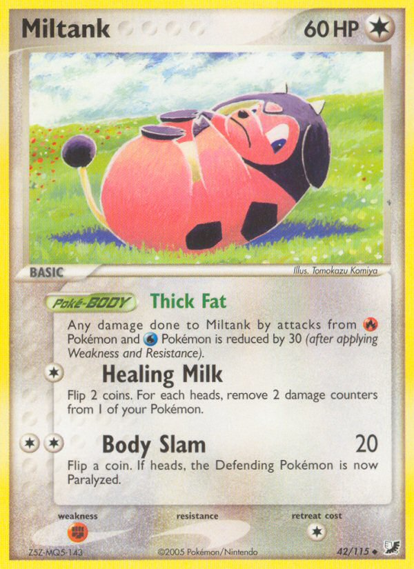 Miltank (42/115) [EX: Unseen Forces] | The Time Vault CA