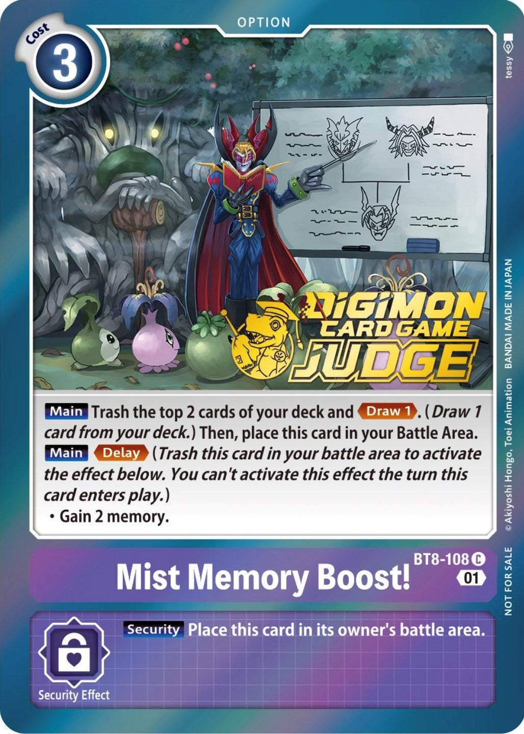 Mist Memory Boost! [BT8-108] (Judge Pack 3) [New Awakening Promos] | The Time Vault CA