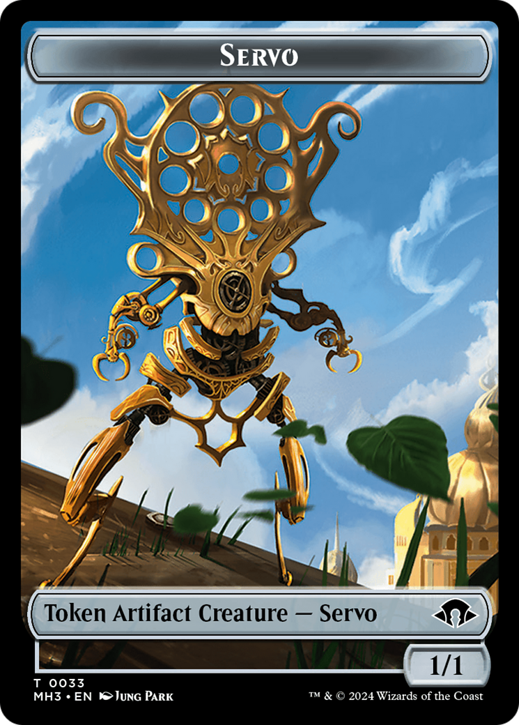 Energy Reserve // Servo Double-Sided Token [Modern Horizons 3 Tokens] | The Time Vault CA