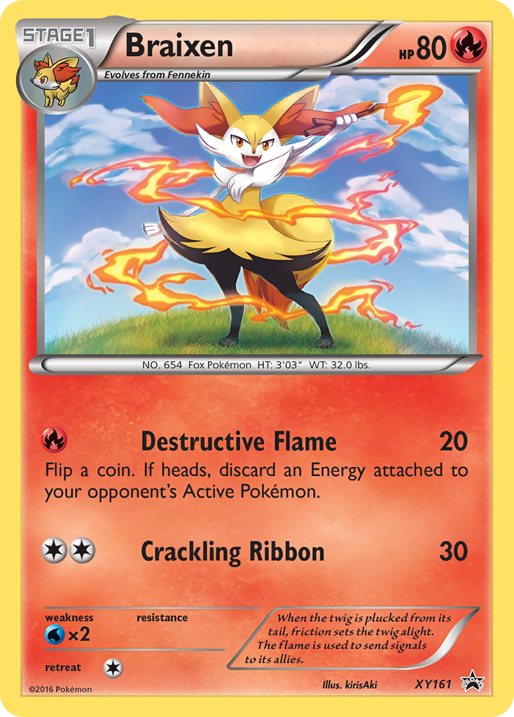 Braixen (XY161) [XY: Black Star Promos] | The Time Vault CA