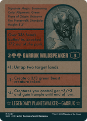 Garruk Wildspeaker [Secret Lair Drop Series] | The Time Vault CA