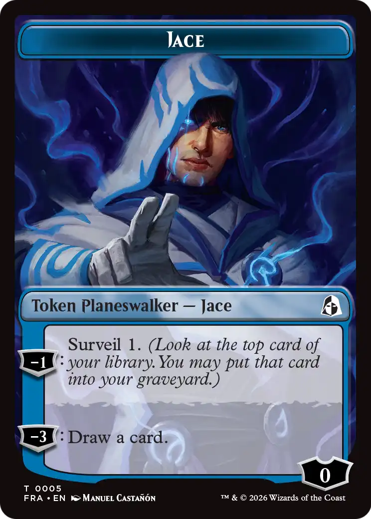 Cadet // Jace Double-Sided Token [Reality Fracture Tokens] | The Time Vault CA