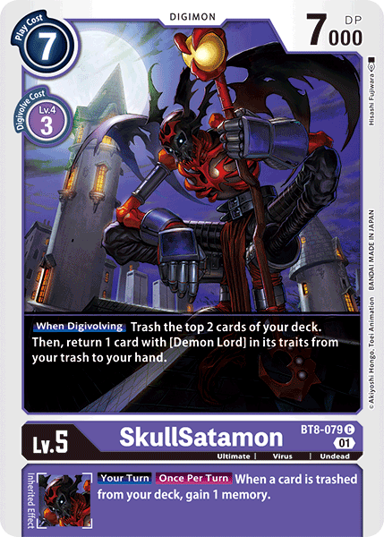 SkullSatamon [BT8-079] [New Awakening] | The Time Vault CA