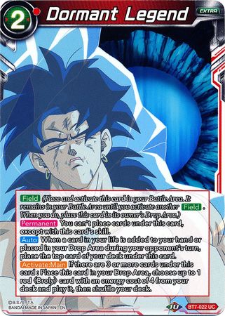 Dormant Legend (BT7-022) [Assault of the Saiyans] | The Time Vault CA