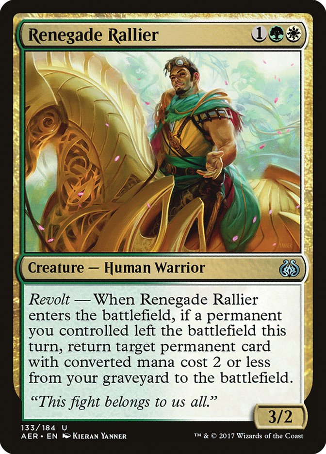 Renegade Rallier [Aether Revolt] | The Time Vault CA