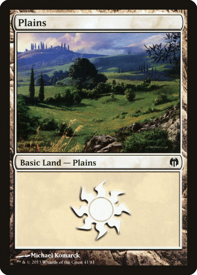 Plains (41) [Duel Decks: Heroes vs. Monsters] | The Time Vault CA