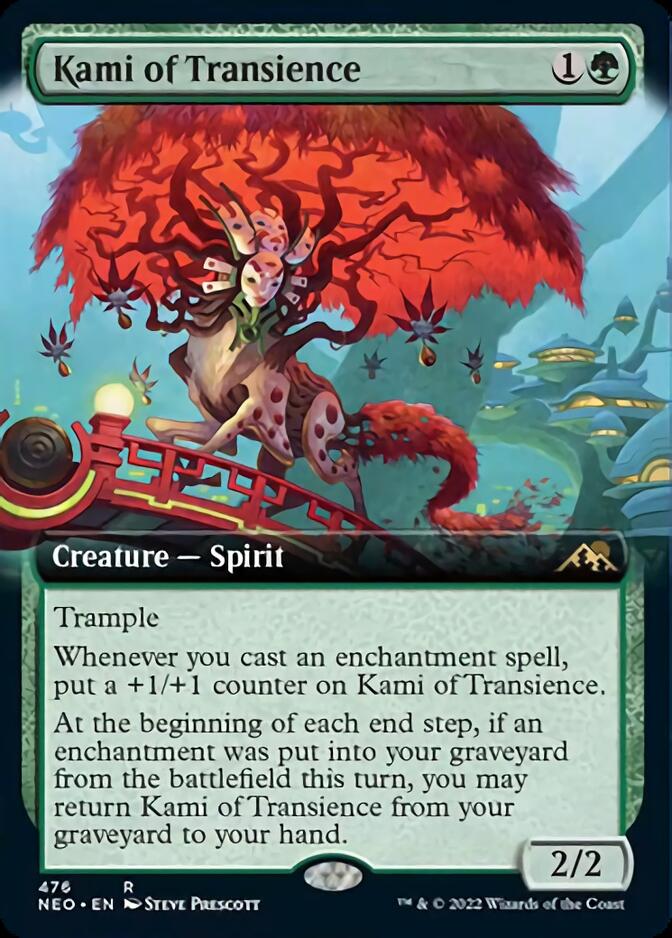 Kami of Transience (Extended Art) [Kamigawa: Neon Dynasty] | The Time Vault CA