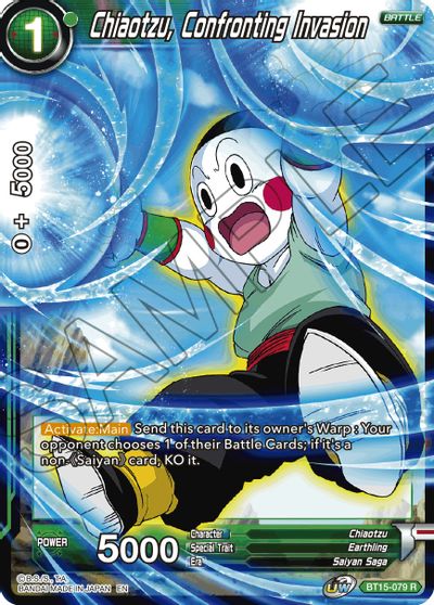 Chiaotzu, Confronting Invasion (BT15-079) [Saiyan Showdown] | The Time Vault CA