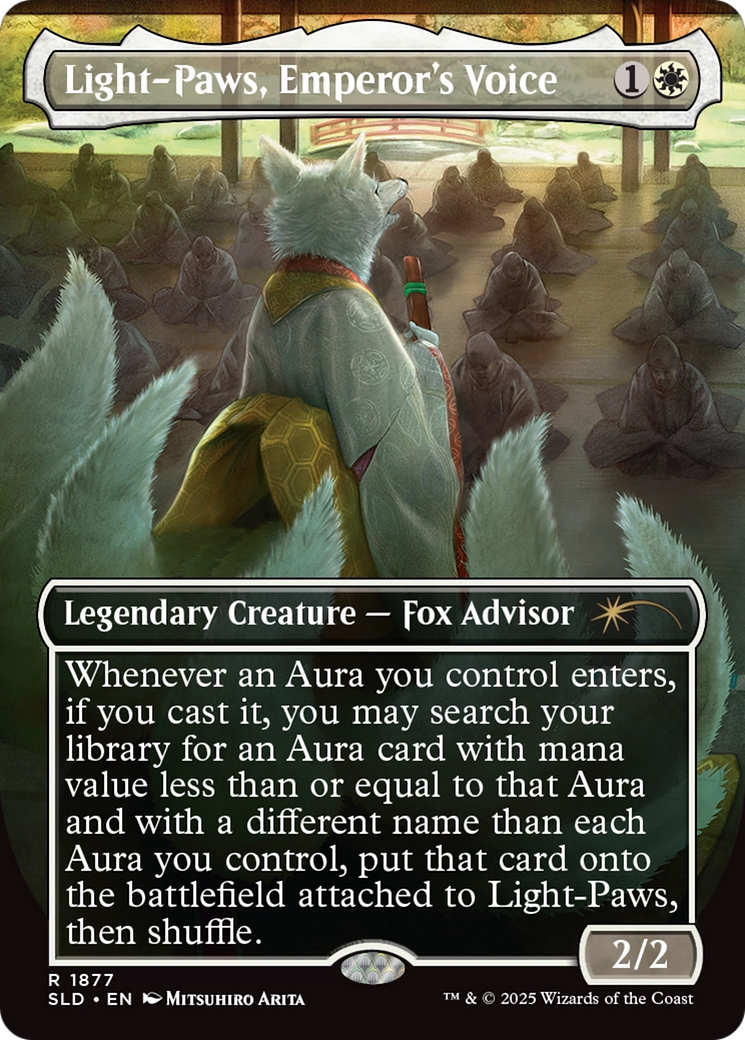 Light-Paws, Emperor's Voice (Rainbow Foil) [Secret Lair Drop Series] | The Time Vault CA