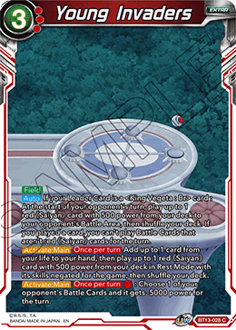 Young Invaders (Common) (BT13-028) [Supreme Rivalry] | The Time Vault CA