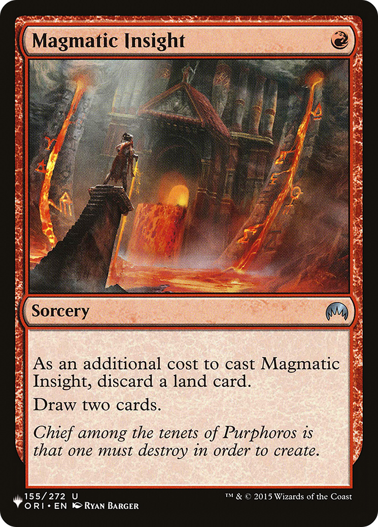 Magmatic Insight [The List] | The Time Vault CA