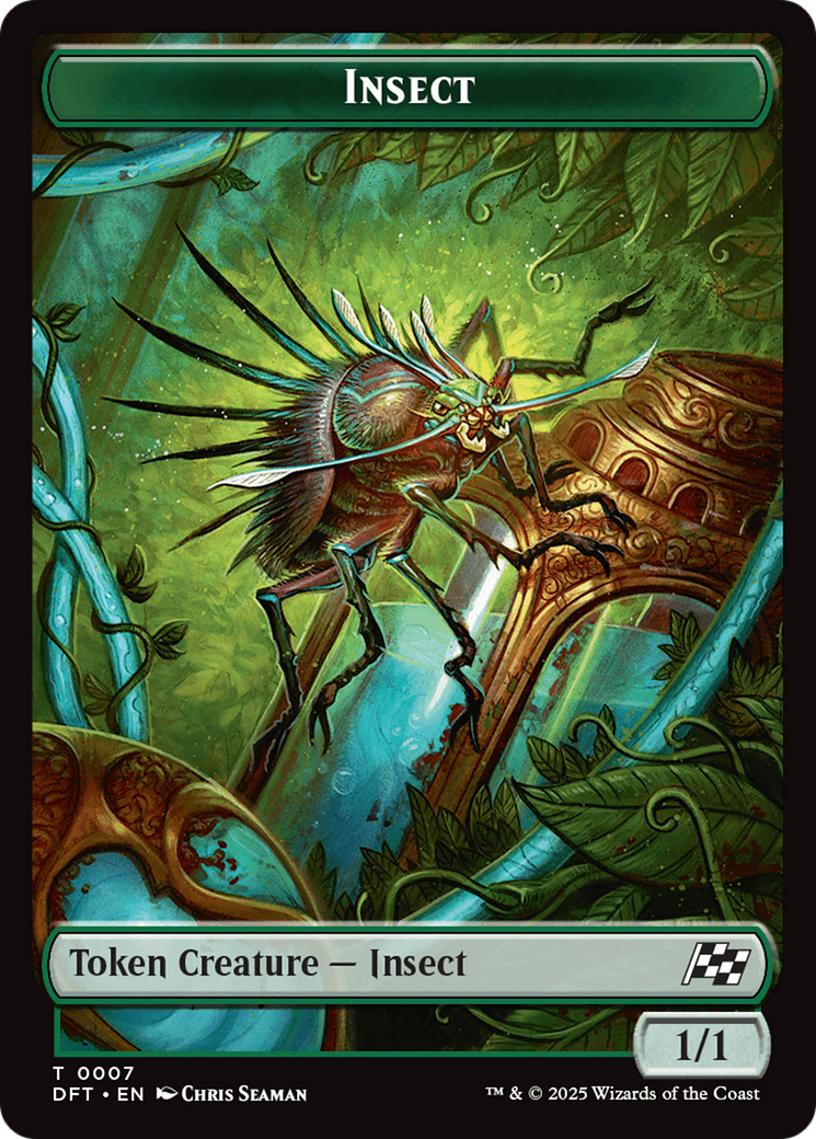 Insect // Elephant Double-Sided Token [Aetherdrift Tokens] | The Time Vault CA